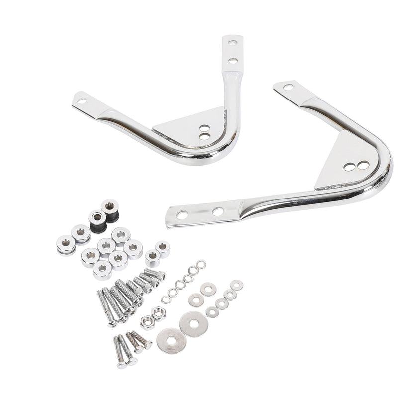DURAFORCE Quick Detach 2 up Luggage Trunk Rack + Docking Kits For Harley 97-08 Touring