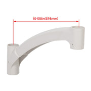DURAFORCE Short Handrail For Above Ground BiltMor Swimming Pool Step White New 1PC