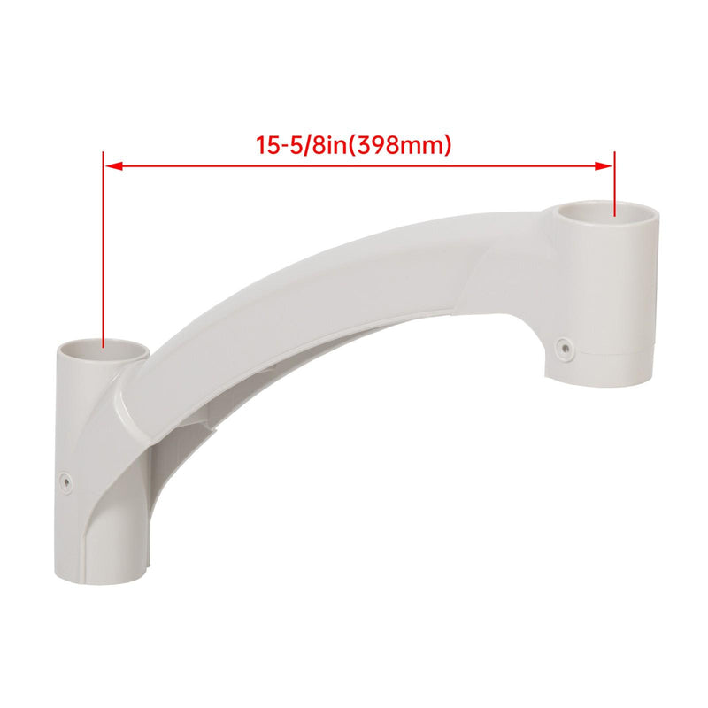 DURAFORCE Short Handrail For Above Ground BiltMor Swimming Pool Step White New 1PC