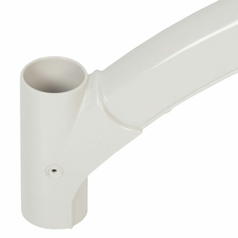 DURAFORCE Short Handrail For Above Ground BiltMor Swimming Pool Step White New 1PC