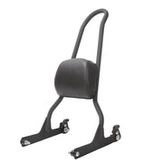 DURAFORCE Detachable Tall Sissy Bar Upright Backrest Pad For Harley Softail 06-17 Fat Boy