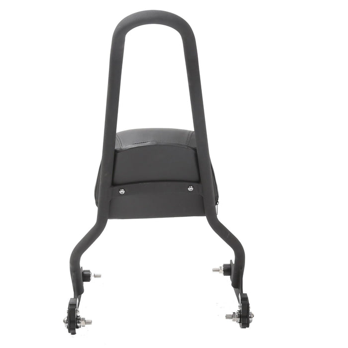 DURAFORCE Detachable Tall Sissy Bar Upright Backrest Pad For Harley Softail 06-17 Fat Boy