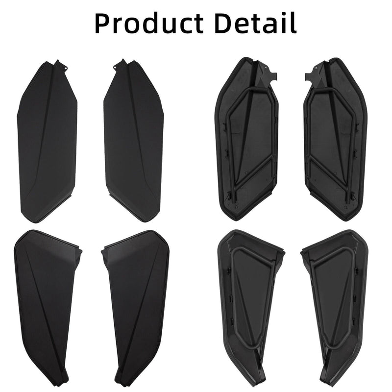 DURAFORCE For 2017-2025 Can Am Maverick X3 Max Front & Rear Lower Door Panels Inserts Kit