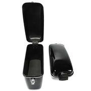 DURAFORCE Vivid Black Large Hard Saddle Bag Trunk For Harley Dyna Honda Yamaha Accessories