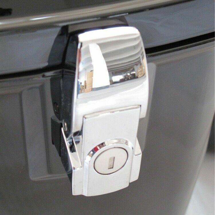 DURAFORCE Vivid Black Large Hard Saddle Bag Trunk For Harley Dyna Honda Yamaha Accessories