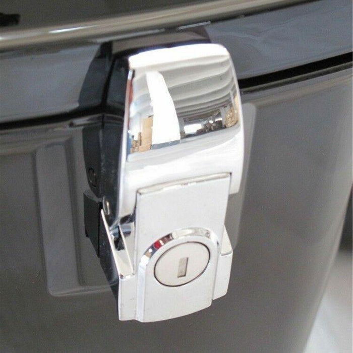 DURAFORCE Vivid Black Large Hard Saddle Bag Trunk For Harley Dyna Honda Yamaha Accessories