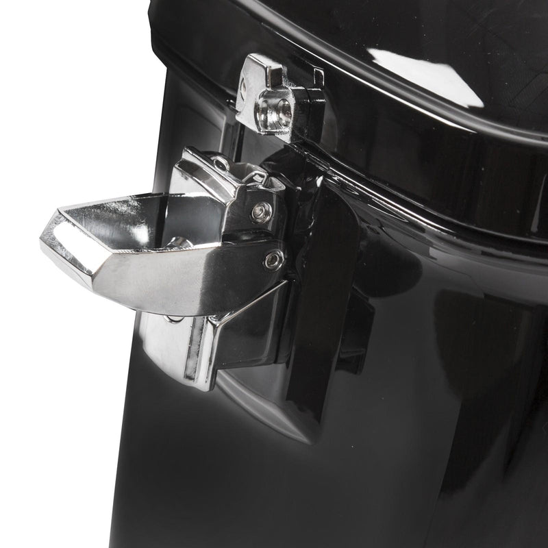 DURAFORCE Vivid Black Large Hard Saddle Bag Trunk For Harley Dyna Honda Yamaha Accessories