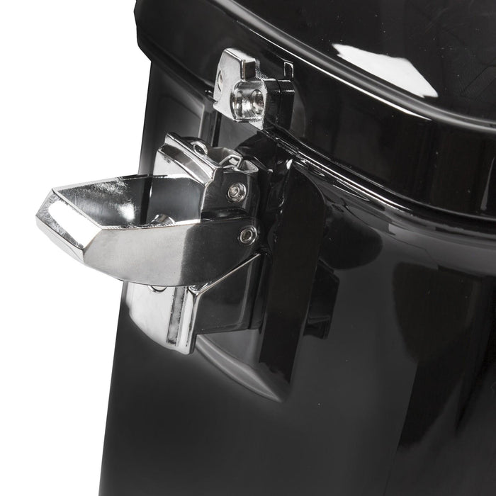 DURAFORCE Vivid Black Large Hard Saddle Bag Trunk For Harley Dyna Honda Yamaha Accessories