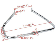 DURAFORCE Engine Guard Highway Crash Bar For Harley Street Electra Road Glide 1997-2008