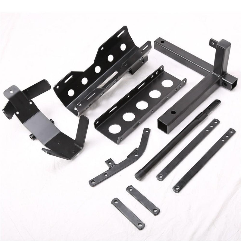 DURAFORCE 800lb Motorcycle Scooter Carrier 2" Tow Receiver Trailer Hauler Hitch Mount Rack