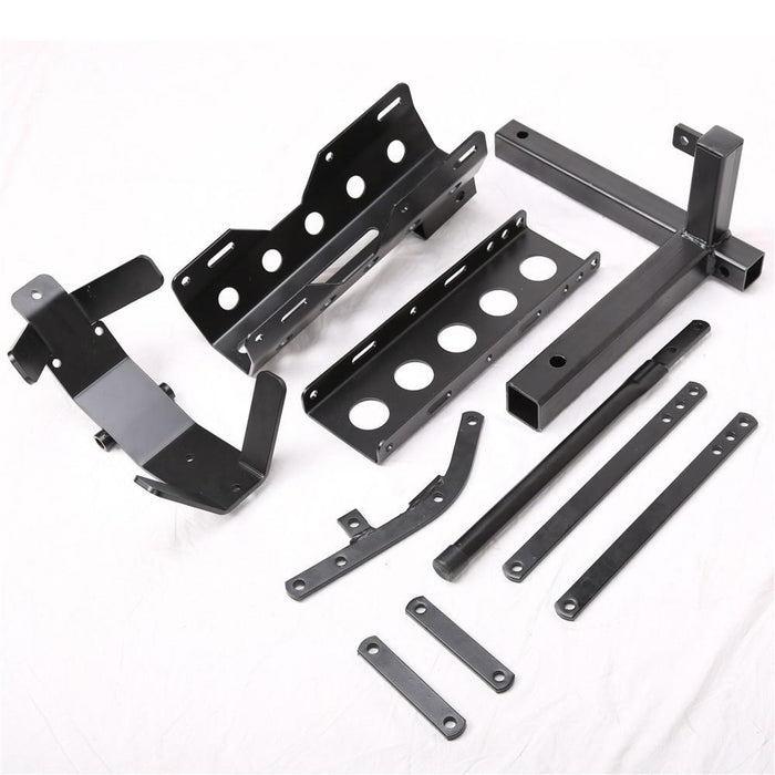 DURAFORCE 800lb Motorcycle Scooter Carrier 2" Tow Receiver Trailer Hauler Hitch Mount Rack