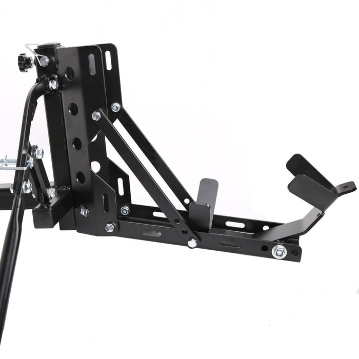 DURAFORCE 800lb Motorcycle Scooter Carrier 2" Tow Receiver Trailer Hauler Hitch Mount Rack
