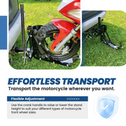 DURAFORCE 800lb Motorcycle Scooter Carrier 2" Tow Receiver Trailer Hauler Hitch Mount Rack