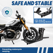 DURAFORCE 800lb Motorcycle Scooter Carrier 2" Tow Receiver Trailer Hauler Hitch Mount Rack