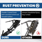 DURAFORCE 800lb Motorcycle Scooter Carrier 2" Tow Receiver Trailer Hauler Hitch Mount Rack
