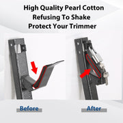 DURAFORCE 3-Place Weeder Trimmer Rack Holder for Enclosed Landscape Trailer Lockable