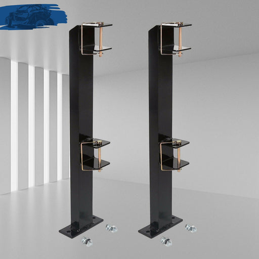 DURAFORCE 2 Place Weed Trimmer Rack Trim line Holder For Landscape Trailer Racks 4 Handles