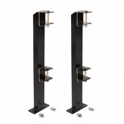DURAFORCE 2 Place Weed Trimmer Rack Trim line Holder For Landscape Trailer Racks 4 Handles