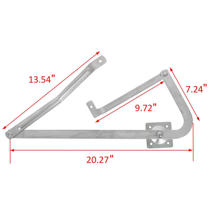 DURAFORCE 55-2 Attic Ladder Spreader Hinge Arms For 2010-UP Werner Mk 5, WU2210, W2208