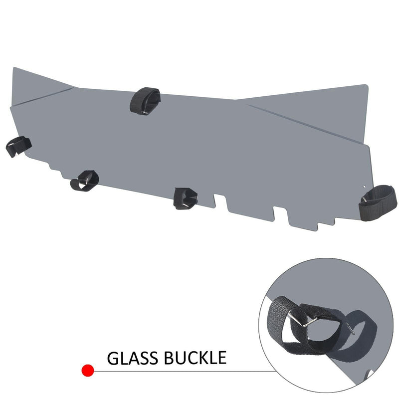 DURAFORCE For Can Am Maverick X3 Max R 2017-2021 Rear Windshield Window Panel Dark Tinted