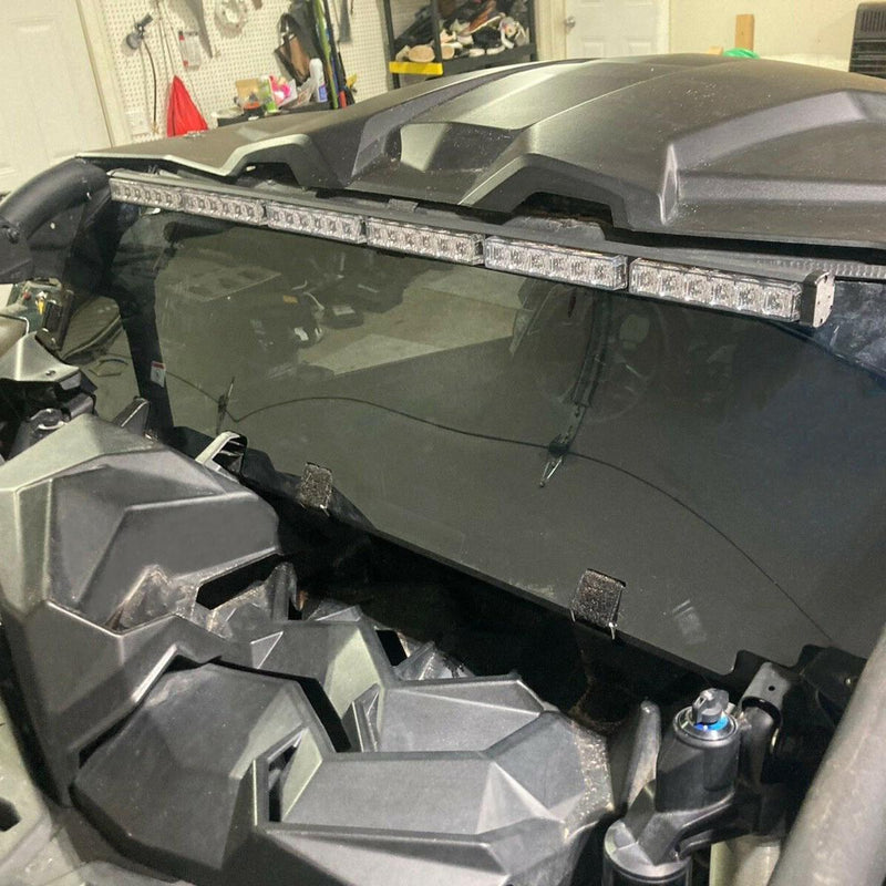 DURAFORCE For Can Am Maverick X3 Max R 2017-2021 Rear Windshield Window Panel Dark Tinted