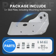 DURAFORCE 4mm Skid Plate For Honda XR600R 1989-2000 & XR650L 1992-2021 Aluminum
