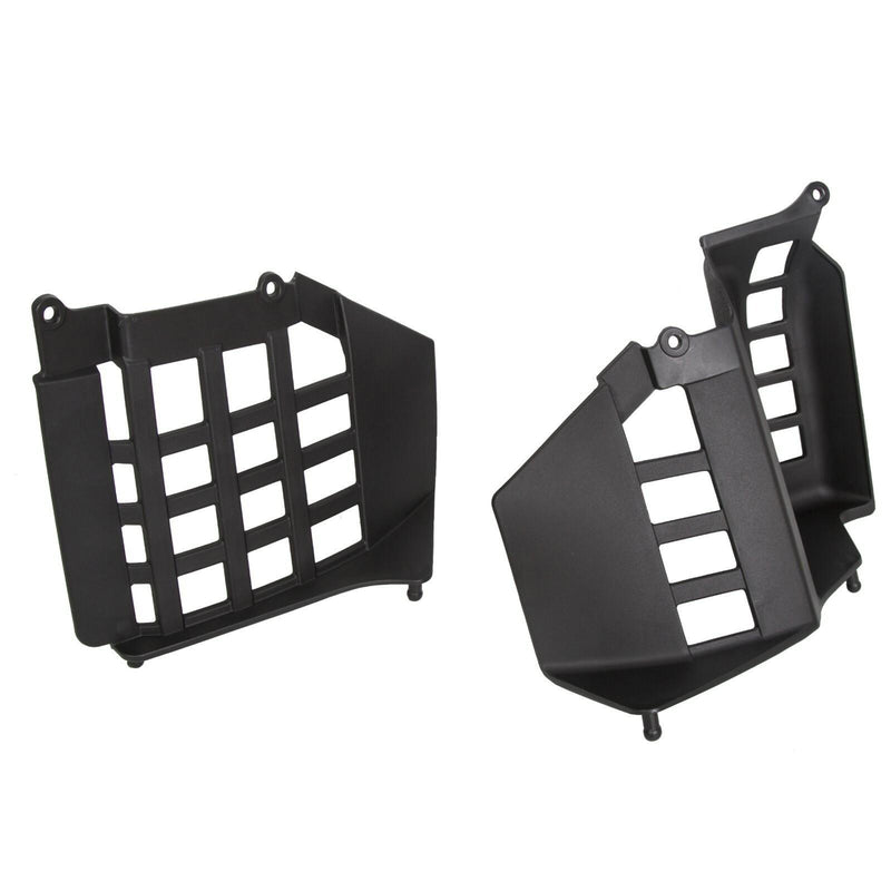 DURAFORCE NEW Silver Heel Guards Footrest For Yamaha Banshee YFZ350 Left + Right Nerf Bars