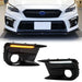 DURAFORCE LED DRL Fog Lights Bezel Cover Kit For Subaru WRX/STI 2018-2021 White/Amber