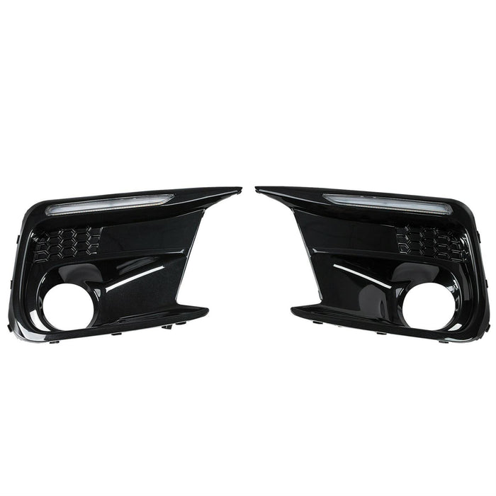 DURAFORCE LED DRL Fog Lights Bezel Cover Kit For Subaru WRX/STI 2018-2021 White/Amber