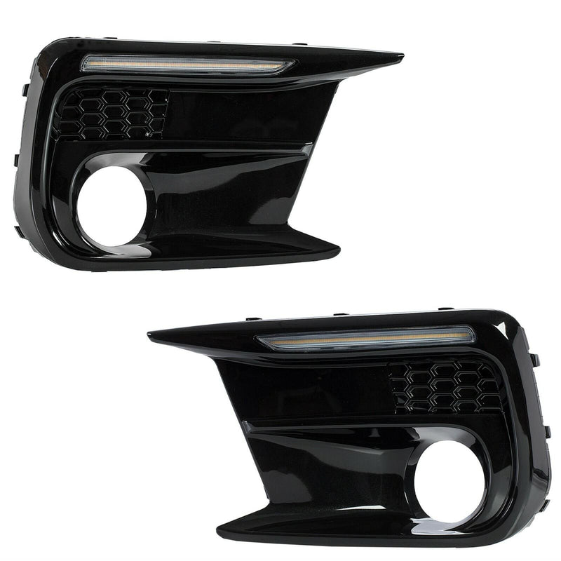 DURAFORCE LED DRL Fog Lights Bezel Cover Kit For Subaru WRX/STI 2018-2021 White/Amber