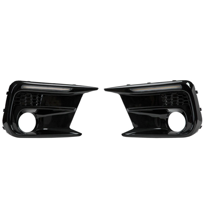DURAFORCE LED DRL Fog Lights Bezel Cover Kit For Subaru WRX/STI 2018-2021 White/Amber