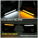 DURAFORCE LED DRL Fog Lights Bezel Cover Kit For Subaru WRX/STI 2018-2021 White/Amber