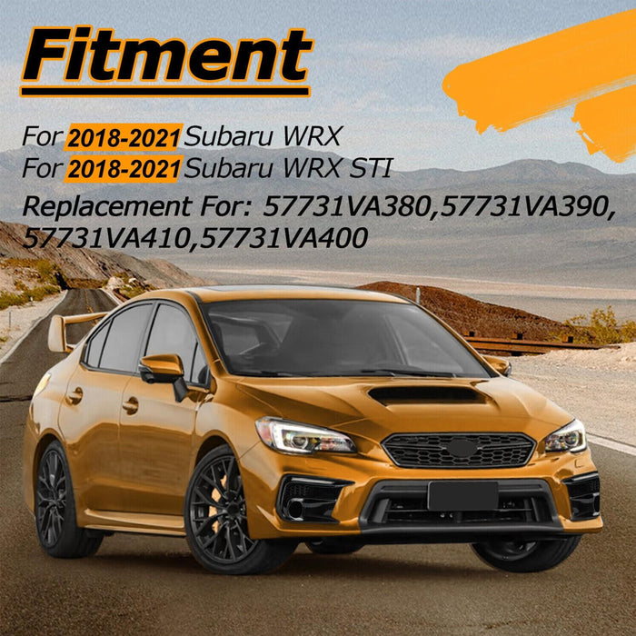 DURAFORCE LED DRL Fog Lights Bezel Cover Kit For Subaru WRX/STI 2018-2021 White/Amber