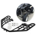 DURAFORCE Black Nerf Bars w/Nets Pair Set For Honda TRX 700XX 2008-2009 Aluminium