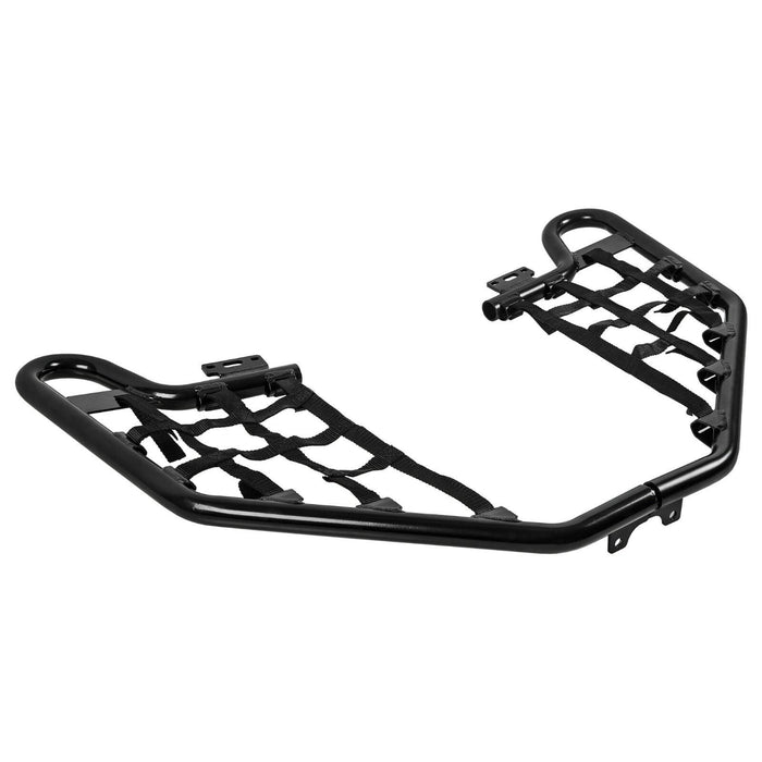 DURAFORCE Black Nerf Bars w/Nets Pair Set For Honda TRX 700XX 2008-2009 Aluminium