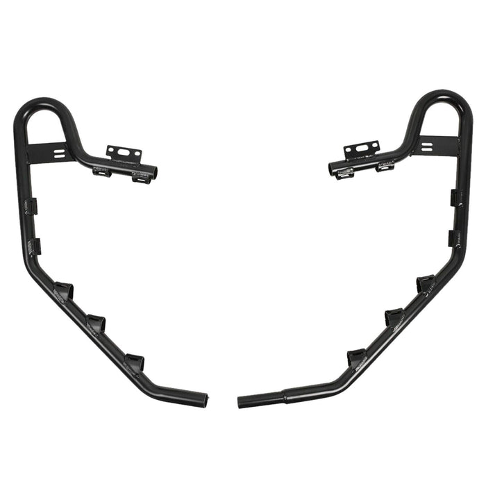 DURAFORCE Black Nerf Bars w/Nets Pair Set For Honda TRX 700XX 2008-2009 Aluminium
