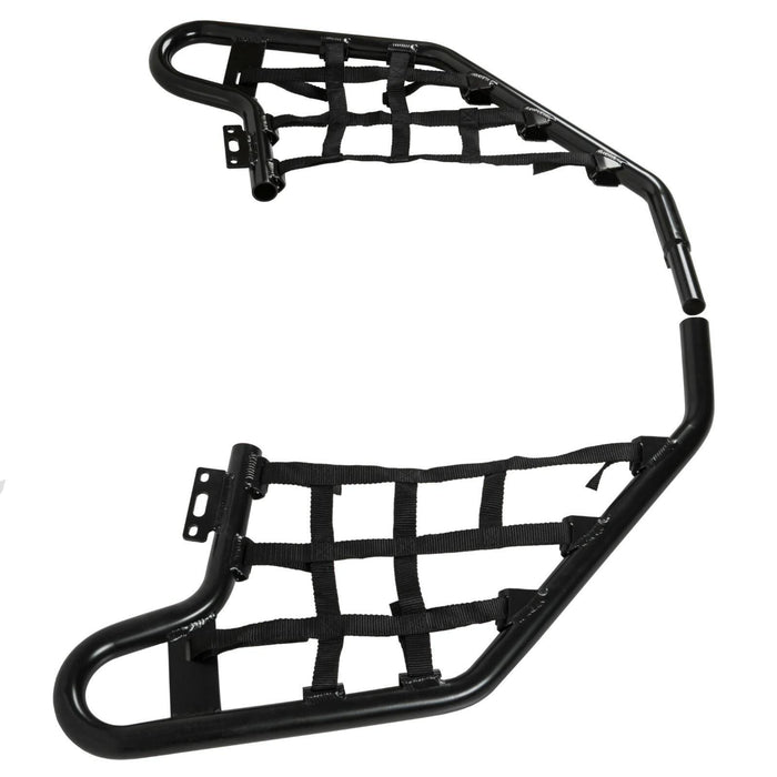 DURAFORCE Black Nerf Bars w/Nets Pair Set For Honda TRX 700XX 2008-2009 Aluminium