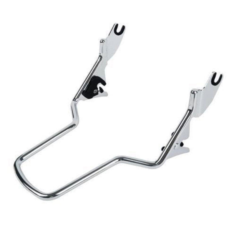DURAFORCE Backrest Sissy Bar & Stealth Rack For Harley Touring Road Street Glide 2009-2025