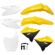 DURAFORCE For Suzuki RM125 RM250 01-08 Restyled Complete Plastics Kit Fairing BodyWork Set
