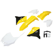 DURAFORCE For Suzuki RM125 RM250 01-08 Restyled Complete Plastics Kit Fairing BodyWork Set