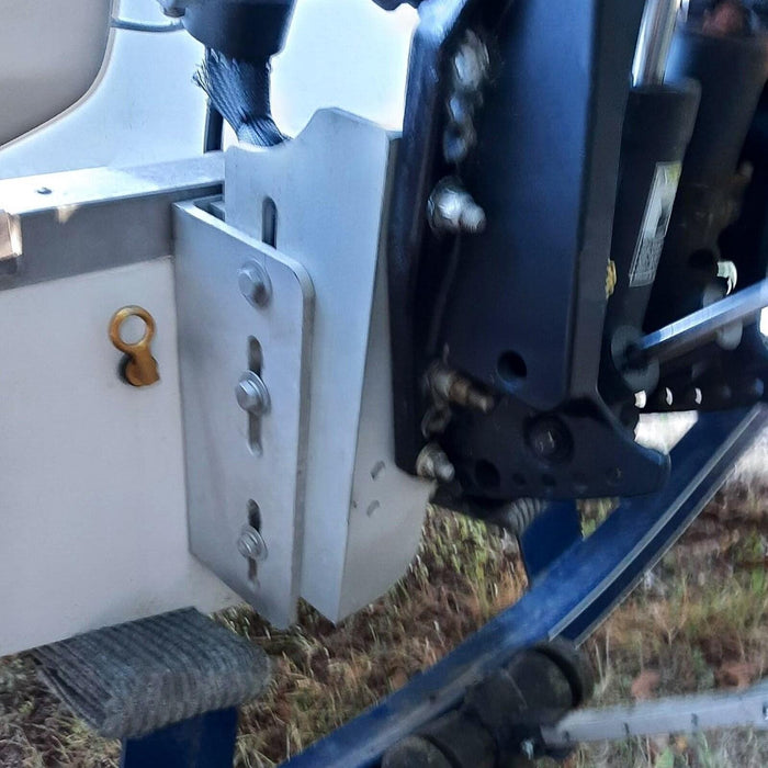 DURAFORCE Aluminum 8'' Setback Adjustable Outboard Boat Jack Plate For #JPL4800 Jack Plate