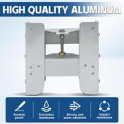DURAFORCE Aluminum 8'' Setback Adjustable Outboard Boat Jack Plate For #JPL4800 Jack Plate