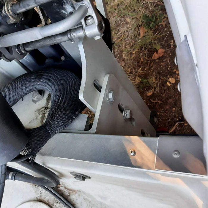 DURAFORCE Aluminum 8'' Setback Adjustable Outboard Boat Jack Plate For #JPL4800 Jack Plate