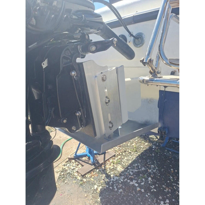 DURAFORCE Aluminum 8'' Setback Adjustable Outboard Boat Jack Plate For #JPL4800 Jack Plate