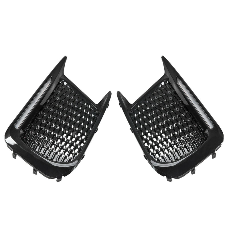 DURAFORCE Sequential LED DRL Fog Light Bezels For 2018 2019 2020 2021 Subaru WRX STI LH+RH