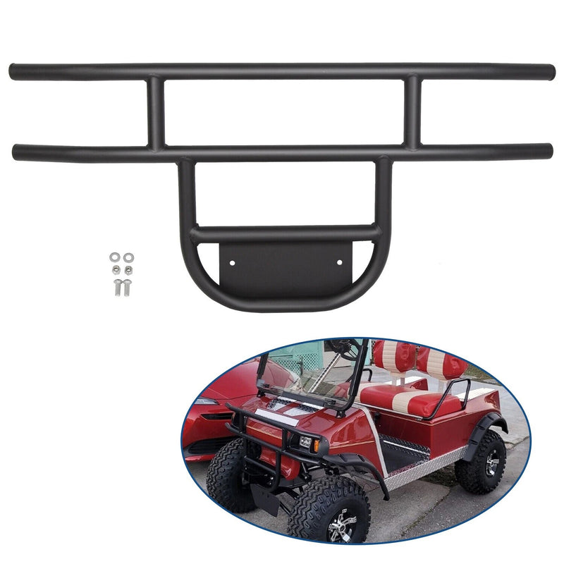 DURAFORCE Front Bumper Brush Guard Black For DS Models Club Car Golf Cart 1981-UP
