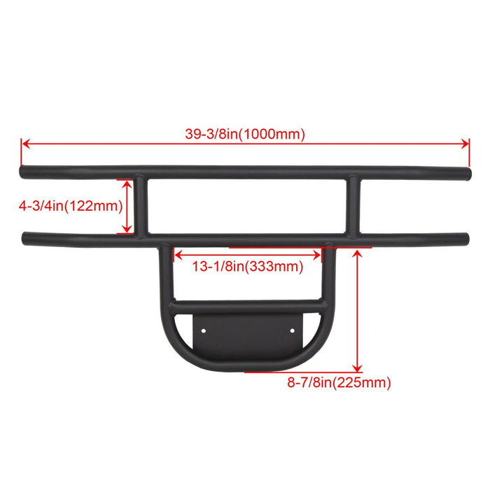 DURAFORCE Front Bumper Brush Guard Black For DS Models Club Car Golf Cart 1981-UP