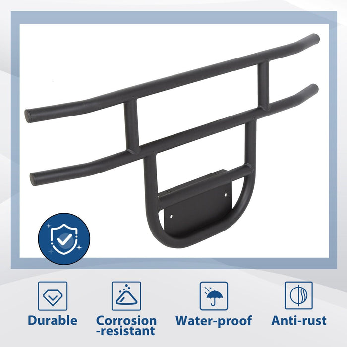 DURAFORCE Front Bumper Brush Guard Black For DS Models Club Car Golf Cart 1981-UP