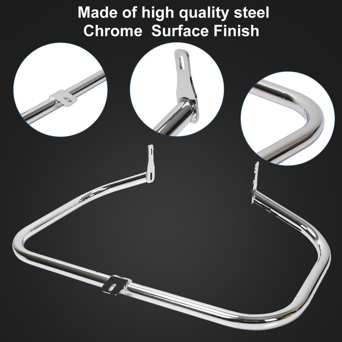 DURAFORCE 1 1/4" Chrome Engine Crash Highway Bar For Honda Shadow Aero Spirit VT750 04-24