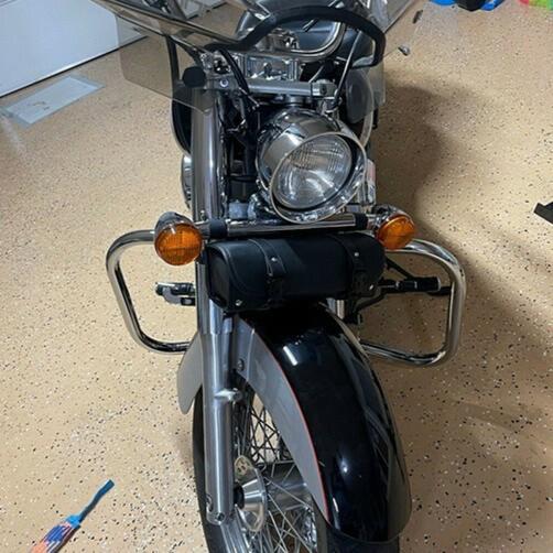 DURAFORCE 1 1/4" Chrome Engine Crash Highway Bar For Honda Shadow Aero Spirit VT750 04-24